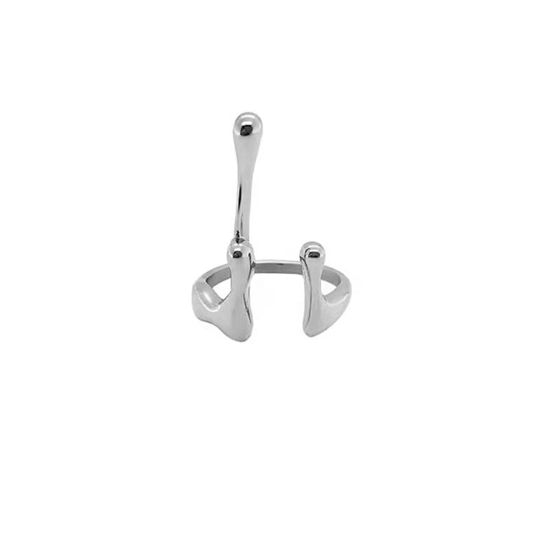 "Platinum Drops" Women's Index Finger Stylish Ring