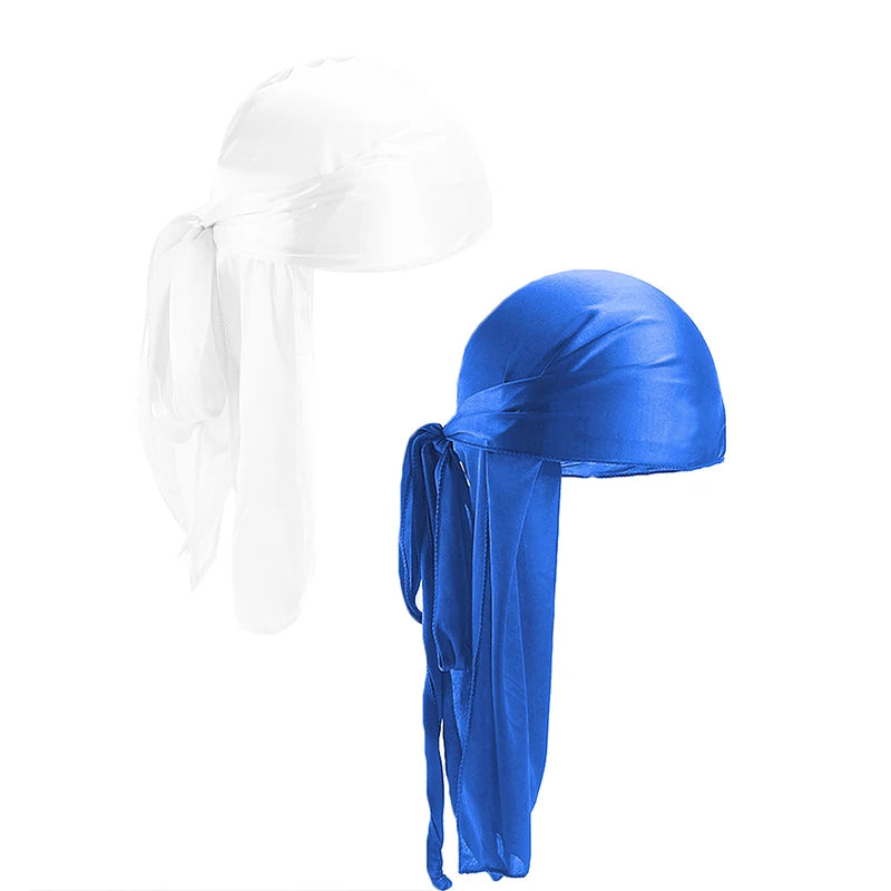 Doble-Pack Silky Satin Durags/ Bandanas